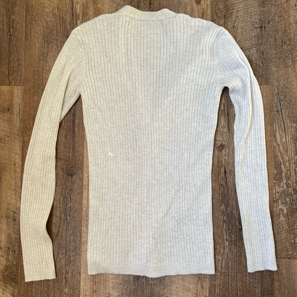 Zara Stretch Rib Knit Sweater - Picture 4 of 4